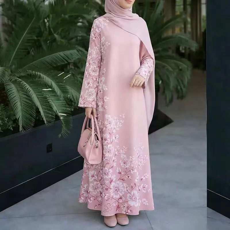 FLOWERY PARDHA ABAYA gallery image 3