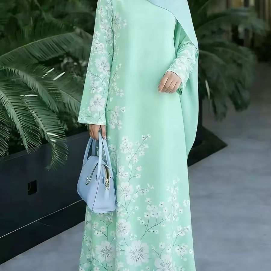 FLOWERY PARDHA ABAYA gallery image 4